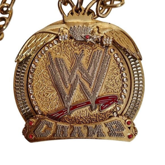 John Cena 2005 Champ Spinner Medallion Chain Necklace - Picture 2 of 4